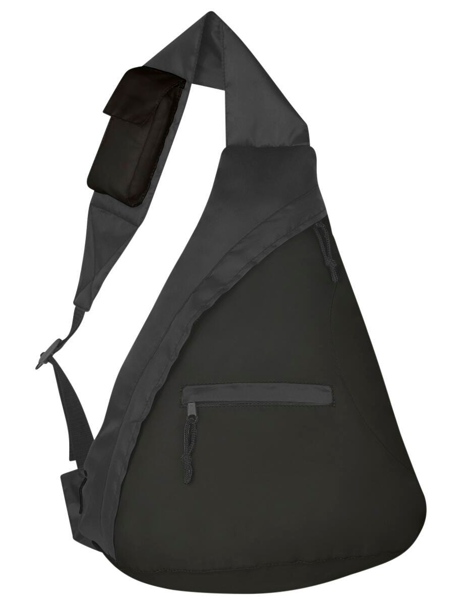 Budget Sling Backpack, Black/Black 2119764